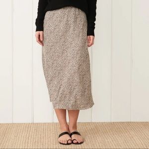 Jenni Kayne leopard slip skirt